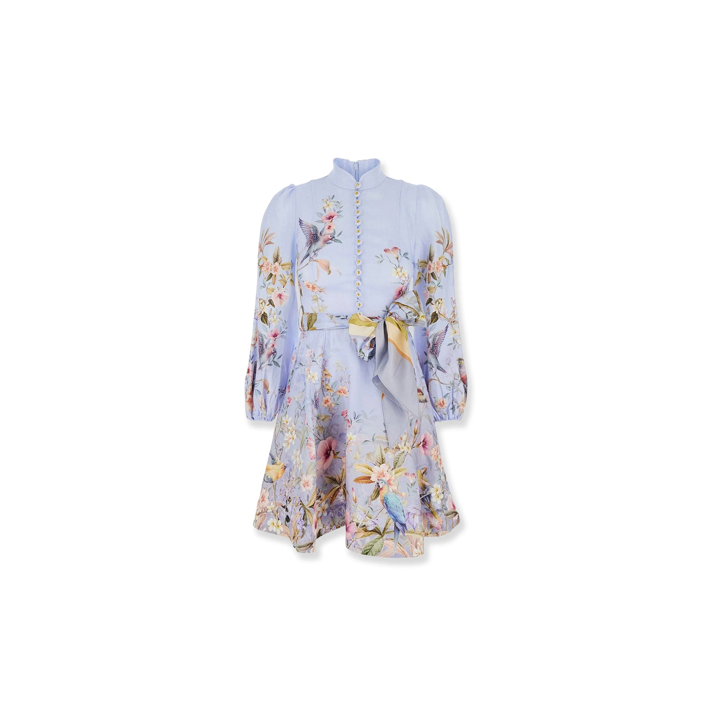 ZIMMERMANN REBELLION BUTTON MINI DRESS 9142DC261